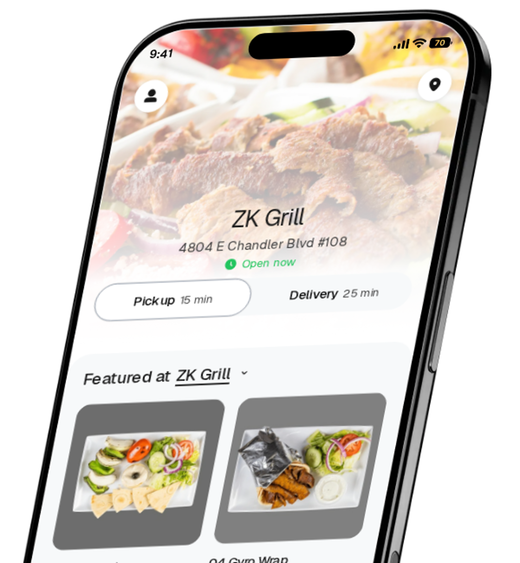 ZK Grill app preview