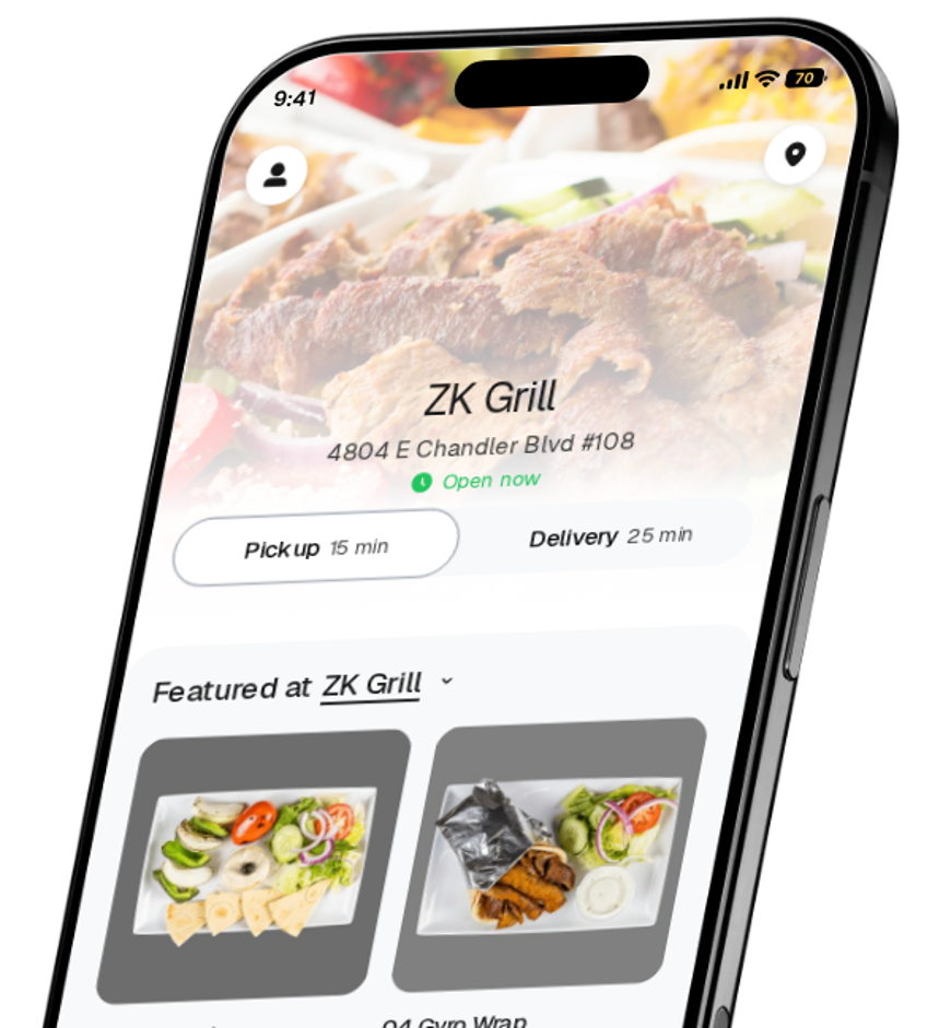 ZK Grill app preview